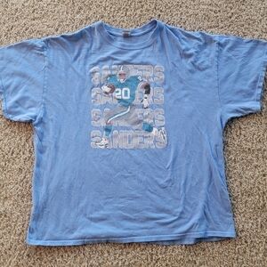 Blue 1990s Detroit Lions Barry Sanders XXL T Shirt